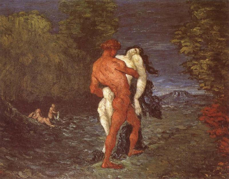 Paul Cezanne Enlevering oil painting image